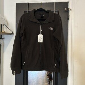 North Face Fleece Zip Up Black